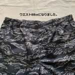 写真：迷彩柄ハーフパンツ