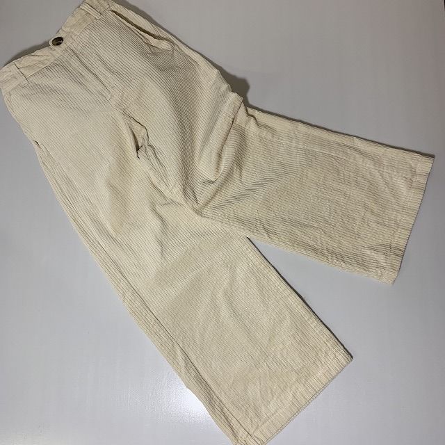 コーデュロイパンツ　スリット加工　　Corduroy pants slit processing　BEFORE