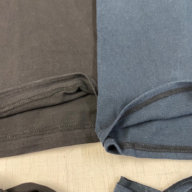 image:Tシャツの裾/裏側